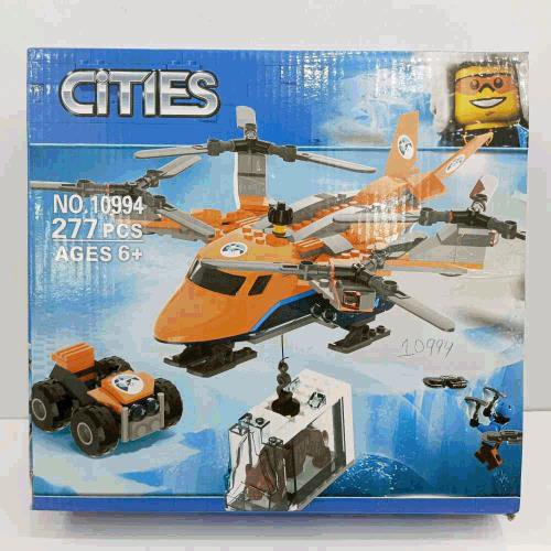 Arctic Helicopter Building Blocks Set