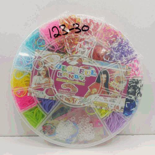 Colorful Loom Bands Round Case Set