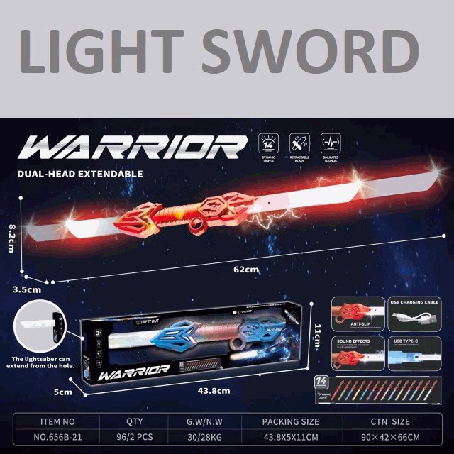 Light Sword Warrior Toy