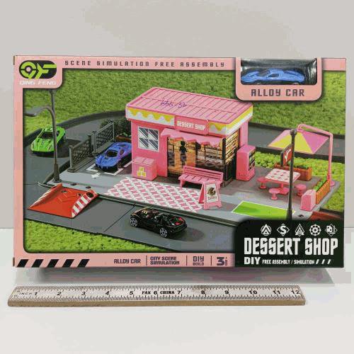 Dessert Shop Alloy Car Playset