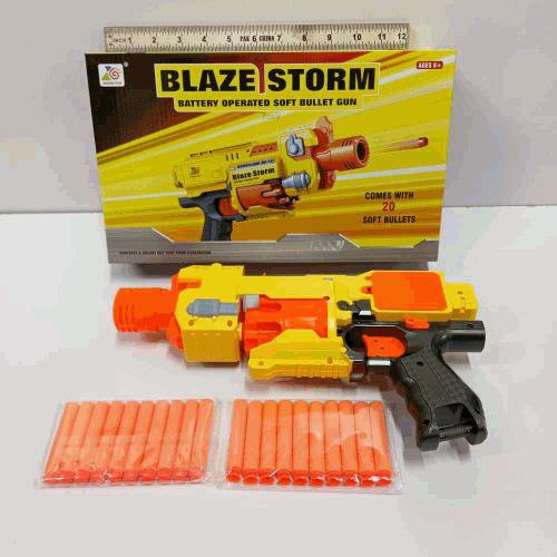 Blaze Storm Battery Operated Soft Bullet Gun B