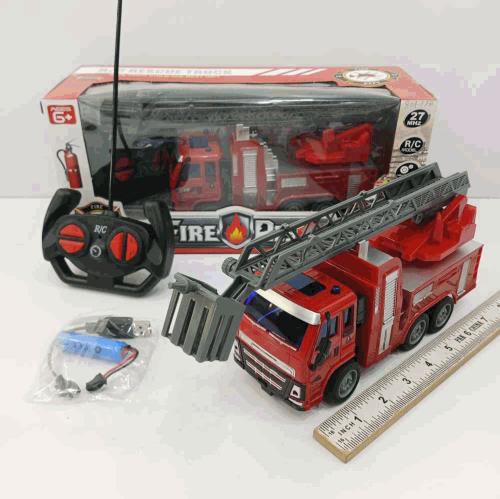 RC Fire Truck Toy with Ladder