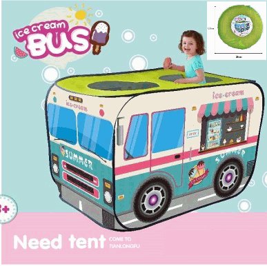 Ice Cream Bus Play Tent