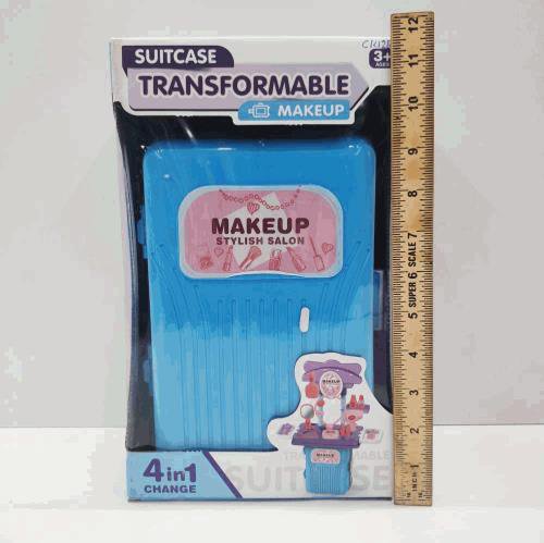 Transformable Makeup Suitcase Playset