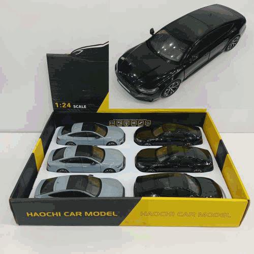 Die-Cast Sedan Model Car Set (6 pcs)