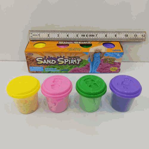 Sand Spirit Moldable Play Sand Set (4 pcs)