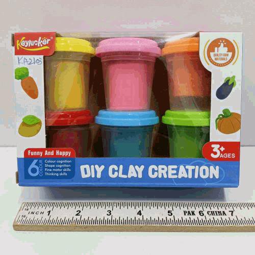 DIY Clay Creation Set (6 Colors)